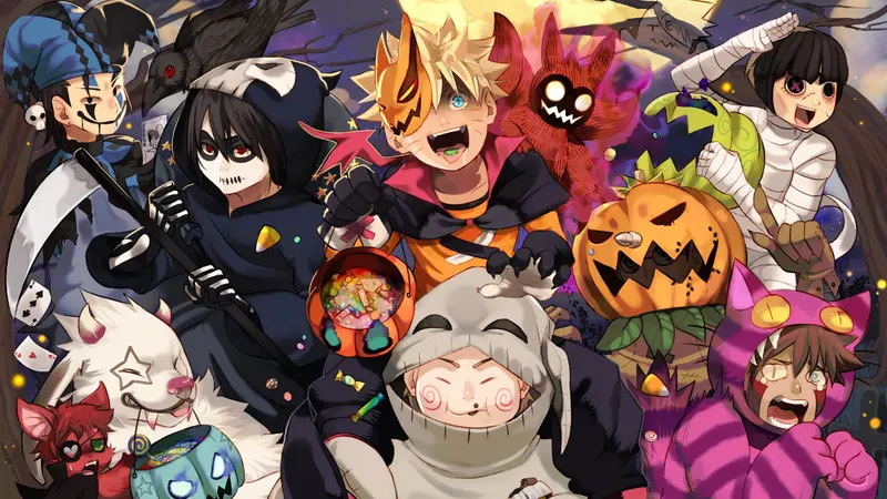 Halloween Themed Animated Characters