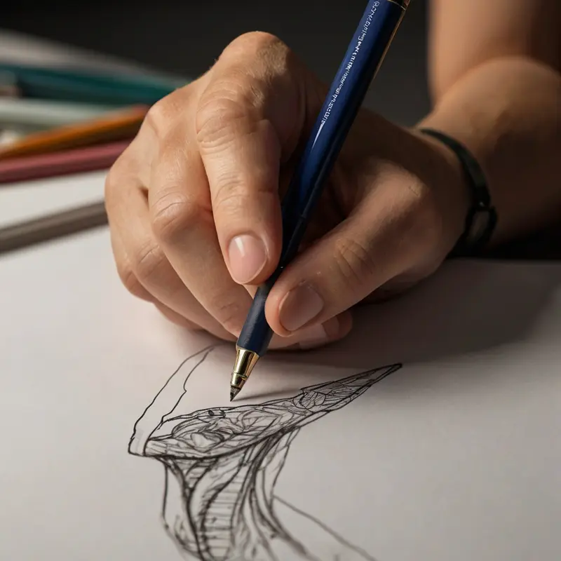 Hand Drawing Stylized Sketch