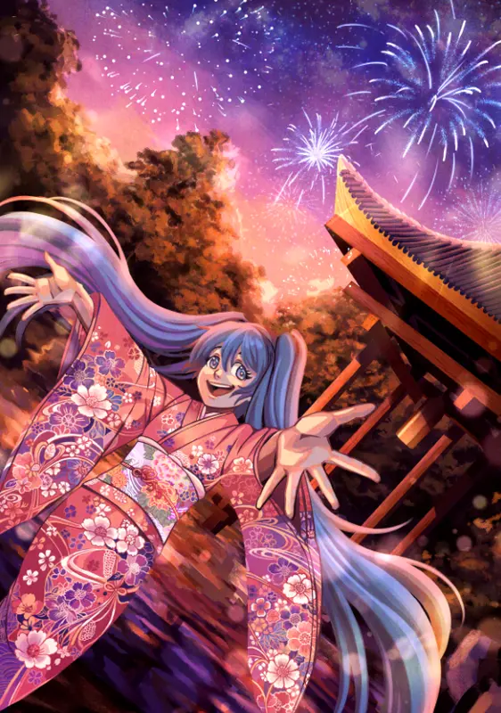 Hatsune Miku Fireworks Celebration