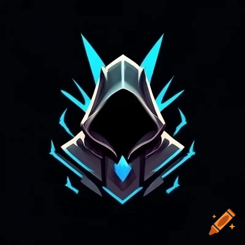 Hooded Figure With Blue Spikes