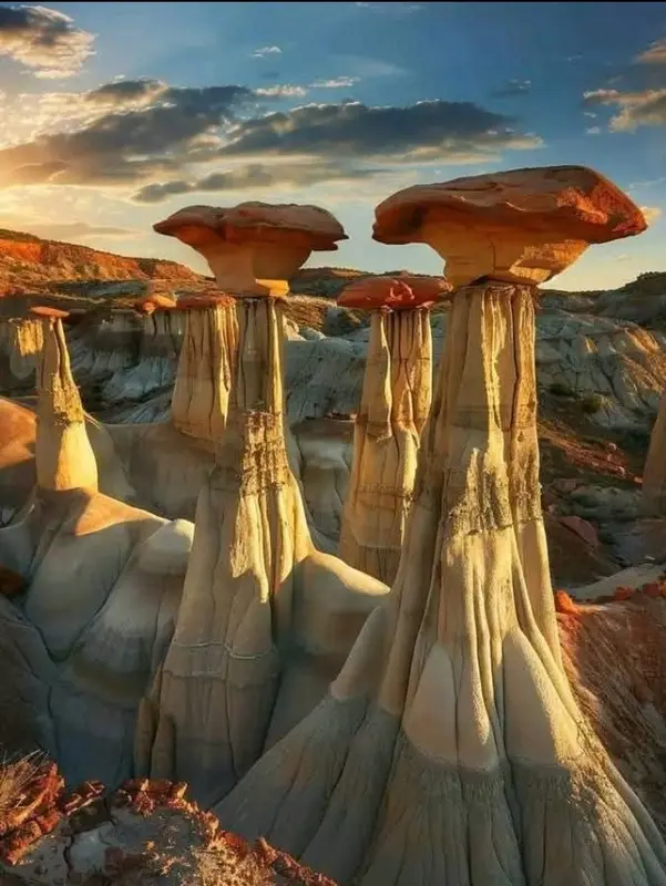 Hoodoo Landscape With Sky