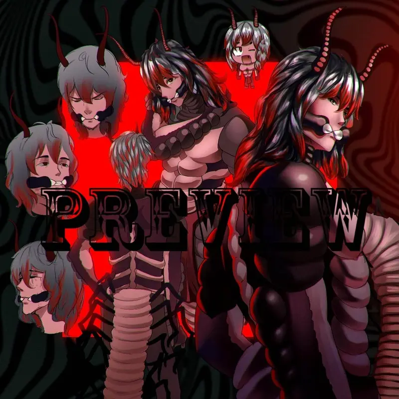 Humanoid Insect Character Illustration