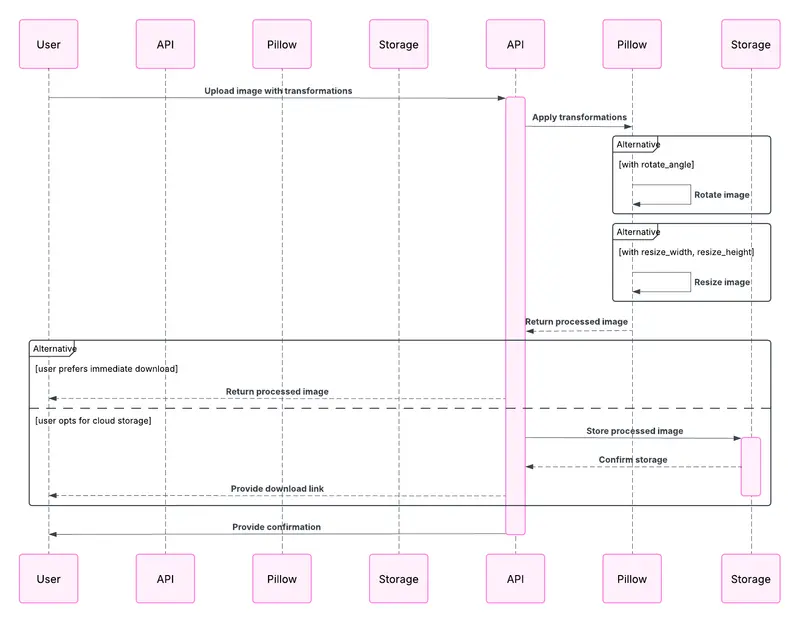Image Processing Workflow Diagram