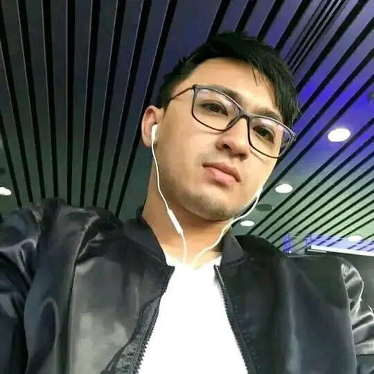 Individual Indoors With Earphones