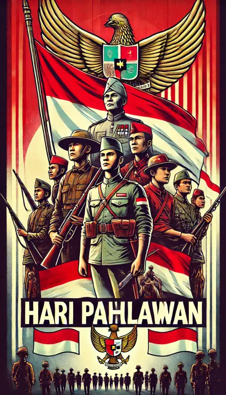 Indonesian Historical Soldiers Poster