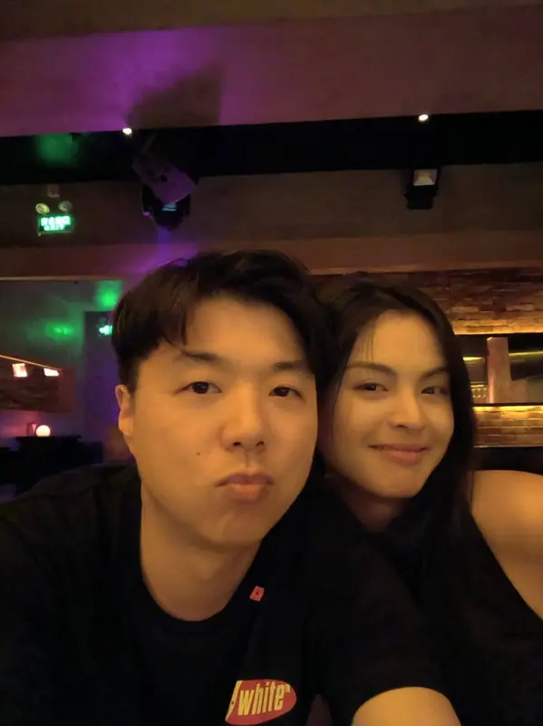 Indoor Couple Selfie Portrait