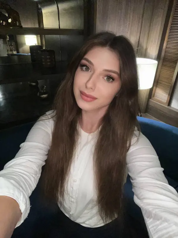 Indoor Woman Selfie Portrait