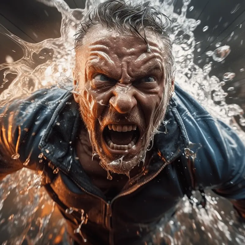 Intense Water Splash Rage