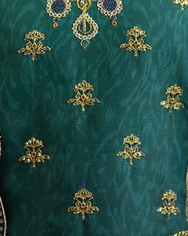 Intricate Gold Embroidery Design