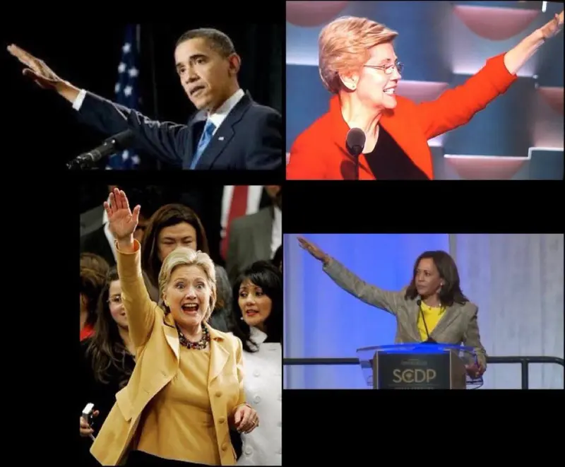 Leaders Raising Their Arms
