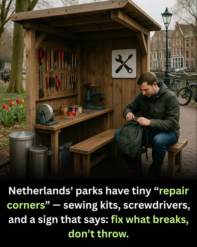 Man At Repair Station