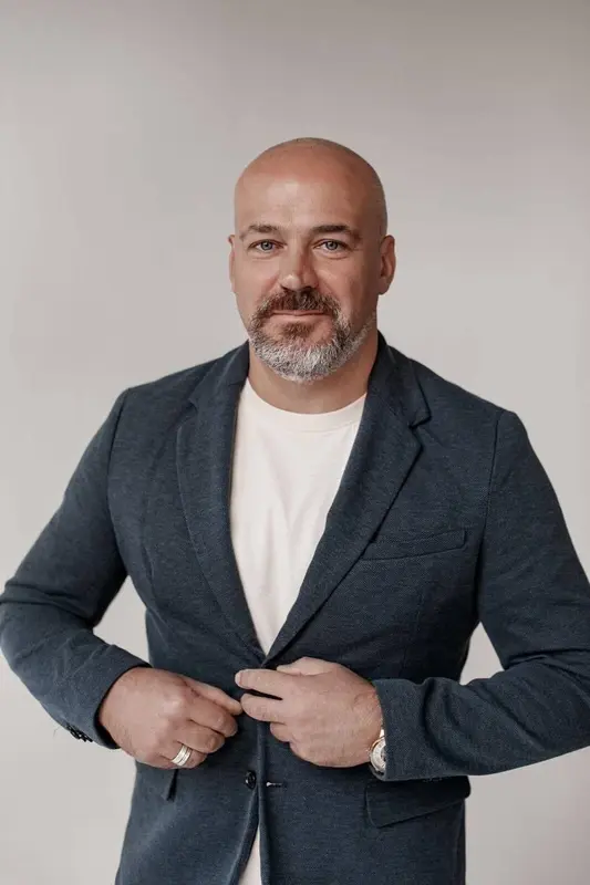 Man In Blazer Portrait