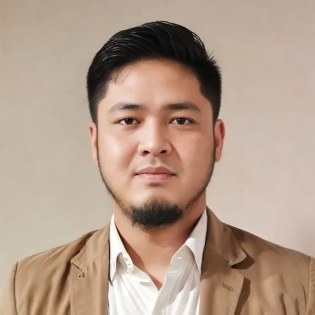 Man In Brown Blazer Portrait