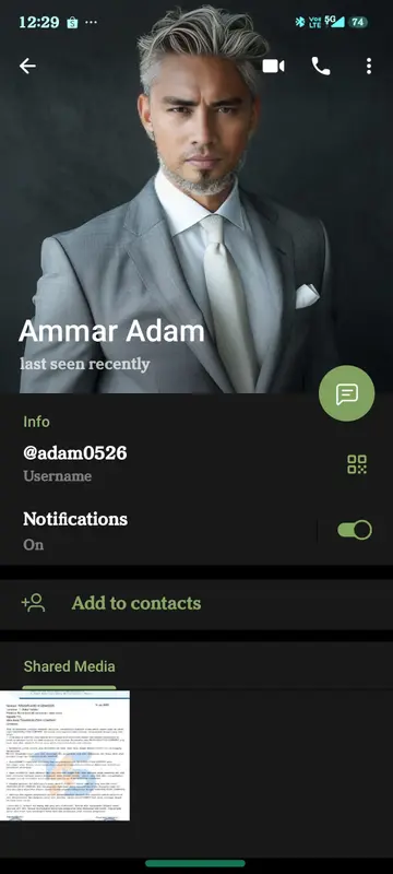 Man In Gray Suit Portrait