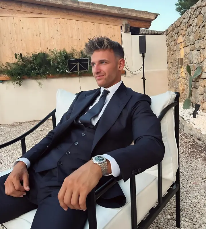 Man In Suit Outdoor Seating