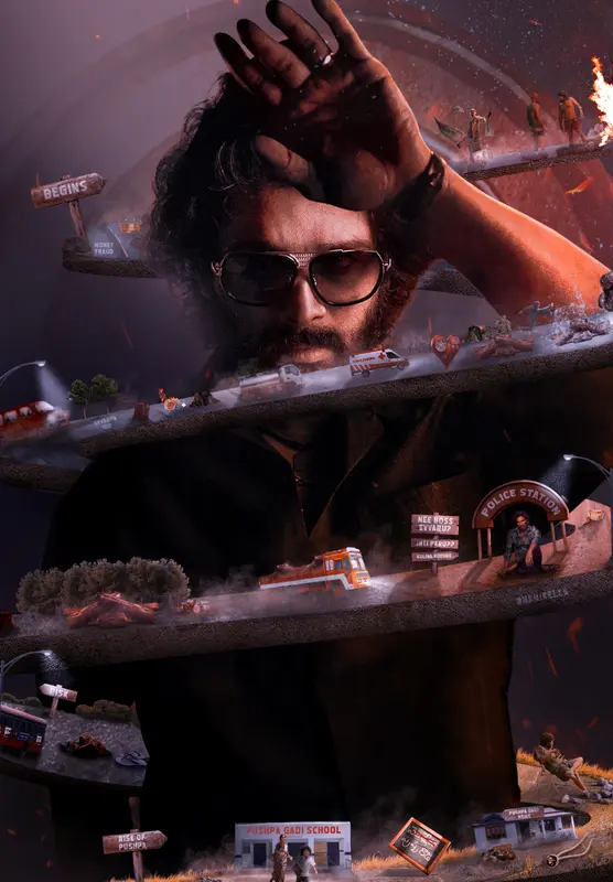 Man With Floating Scenes