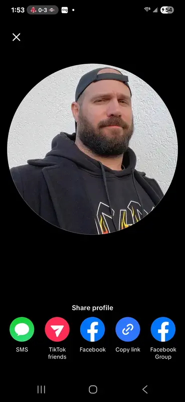 Man's Portrait In Circular Frame