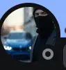 Masked Person Near Car
