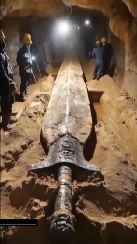 Massive Sword In Tunnel