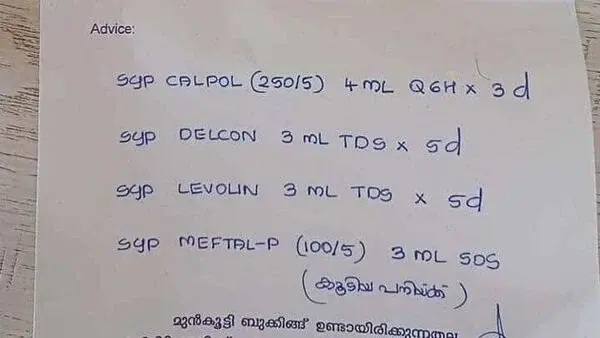 Medical Prescription Document