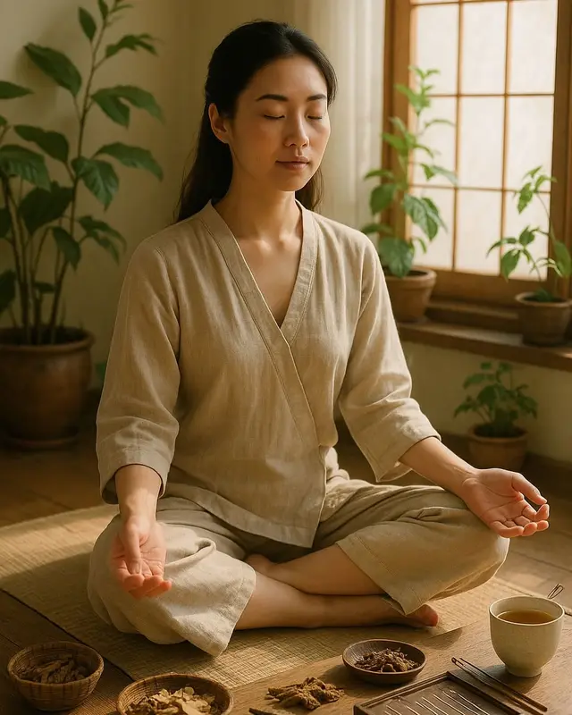 Meditation And Relaxation Scene