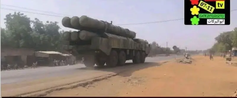 Military Missile Transporter Roadside