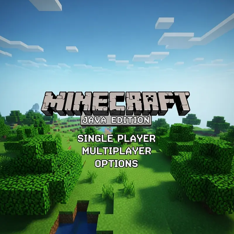 Minecraft Java Edition Menu