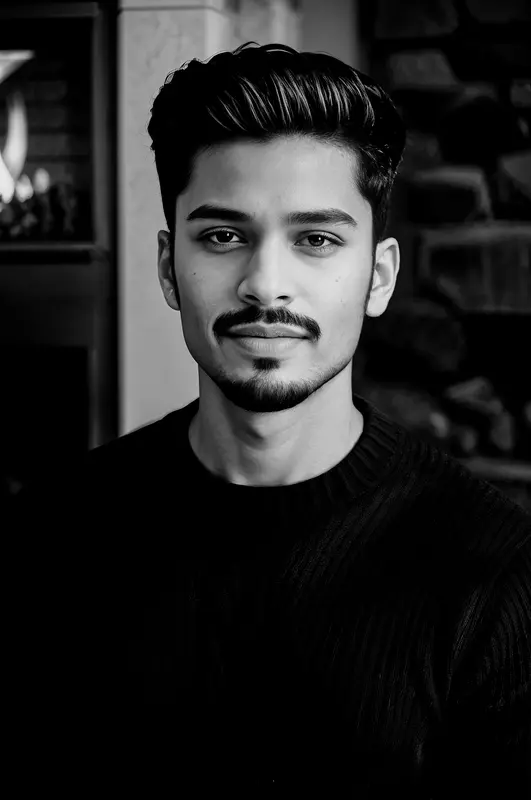 Monochrome Male Portrait