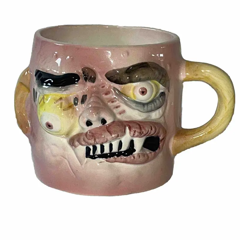 Monster Face Ceramic Mug