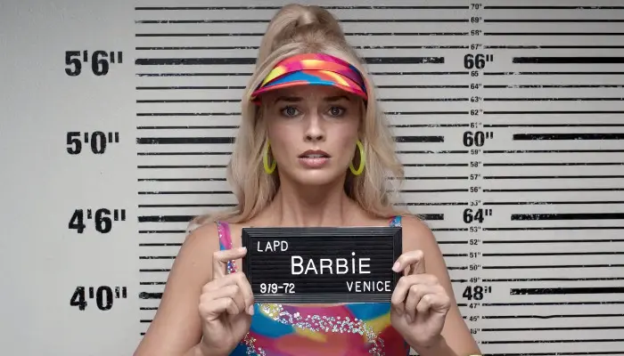 Mugshot With Barbie Sign