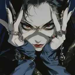 Mysterious Red-eyed Figure