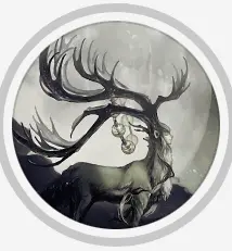 Mythical Deer With Orbs