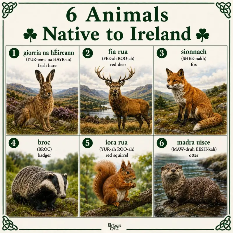 Native Animals of Ireland