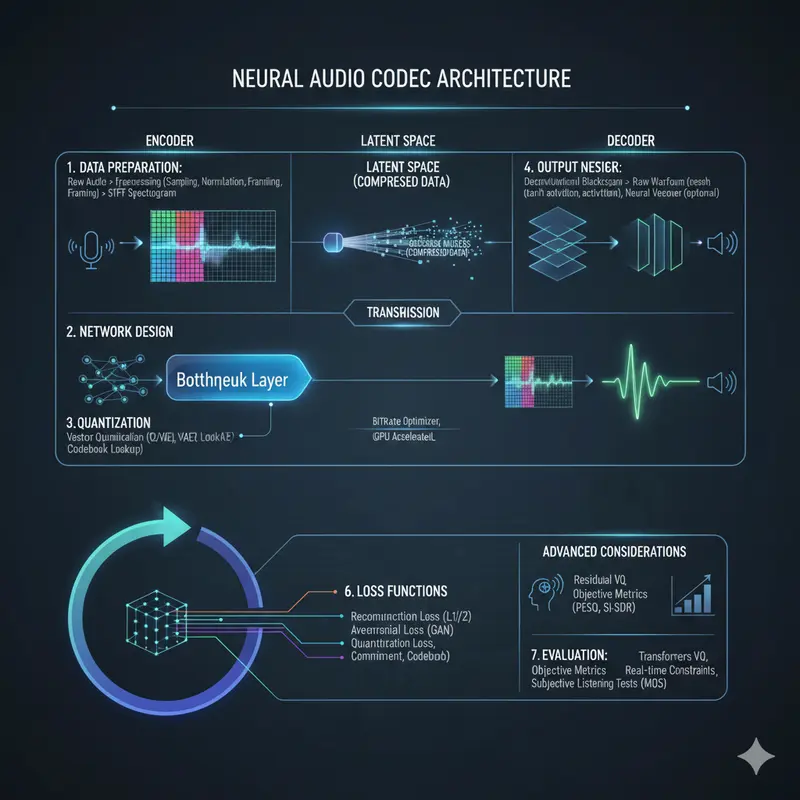 Neural Audio Codec Architecture Diagram