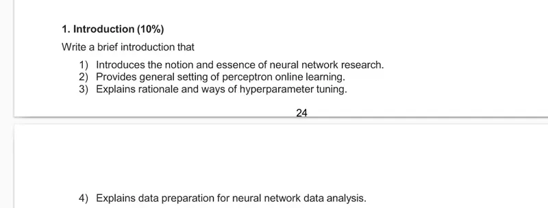Neural Network Research Introduction