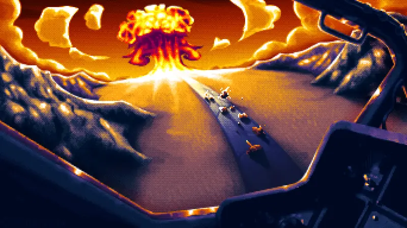 Nuclear Explosion Cockpit View