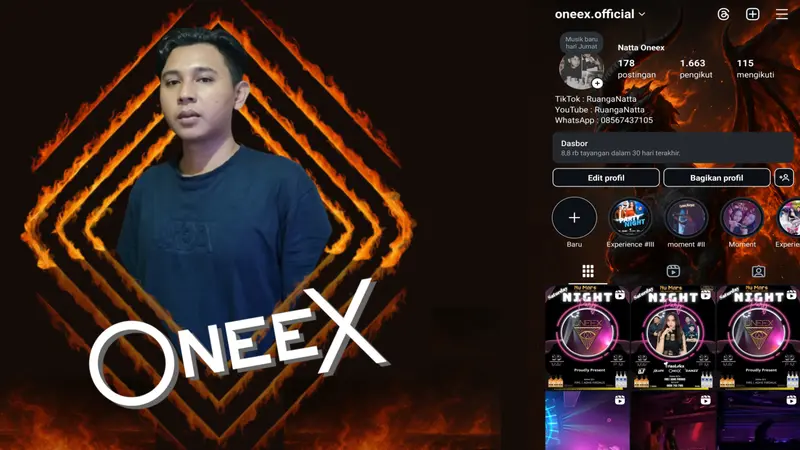 ONEEX Profile And Night Party
