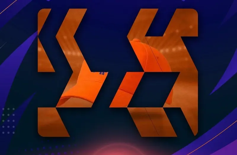 Orange Geometric Abstract Design