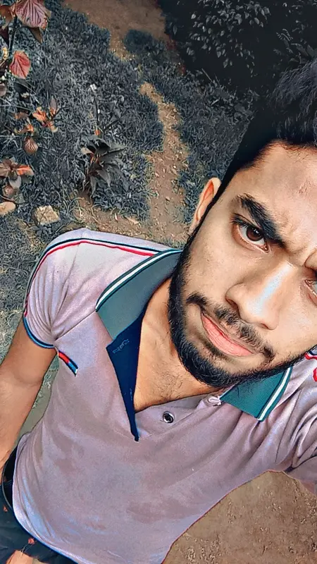 Outdoor Selfie On Pathway