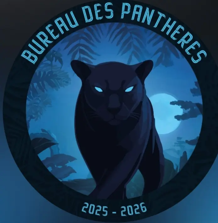 Panther Emblem Design Circle