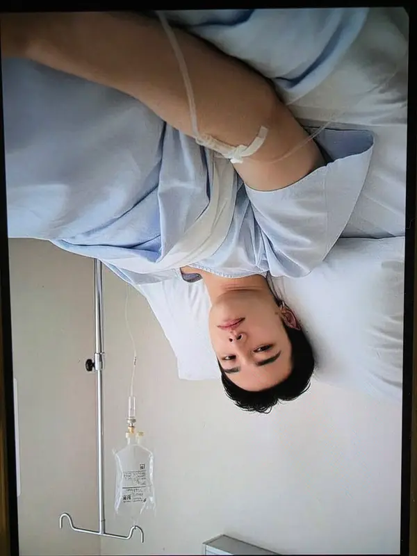 Patient Receiving IV Treatment