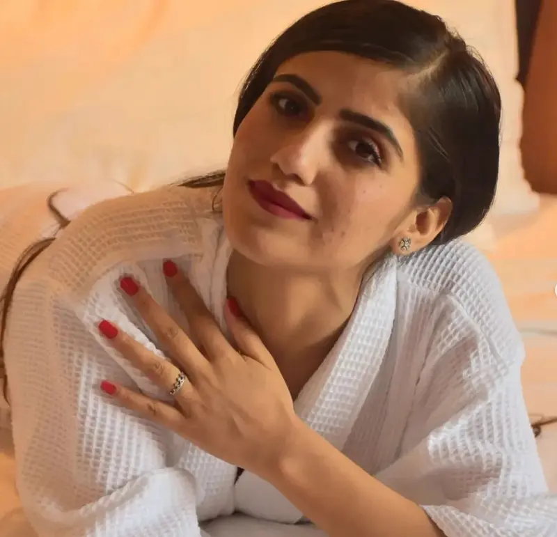 Person In Bathrobe Relaxing