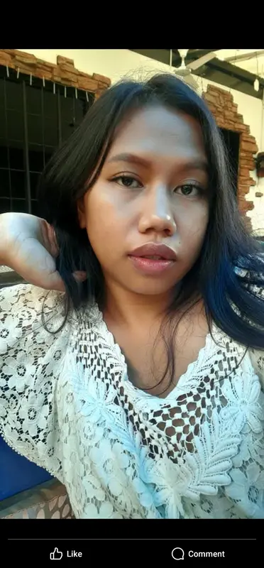 Person In White Lace Top