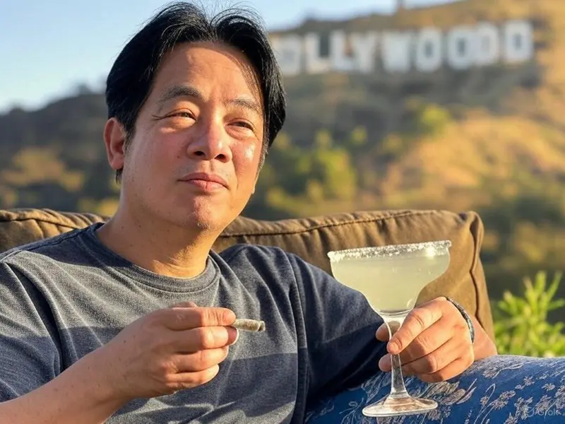 Person Outdoors With Cocktail