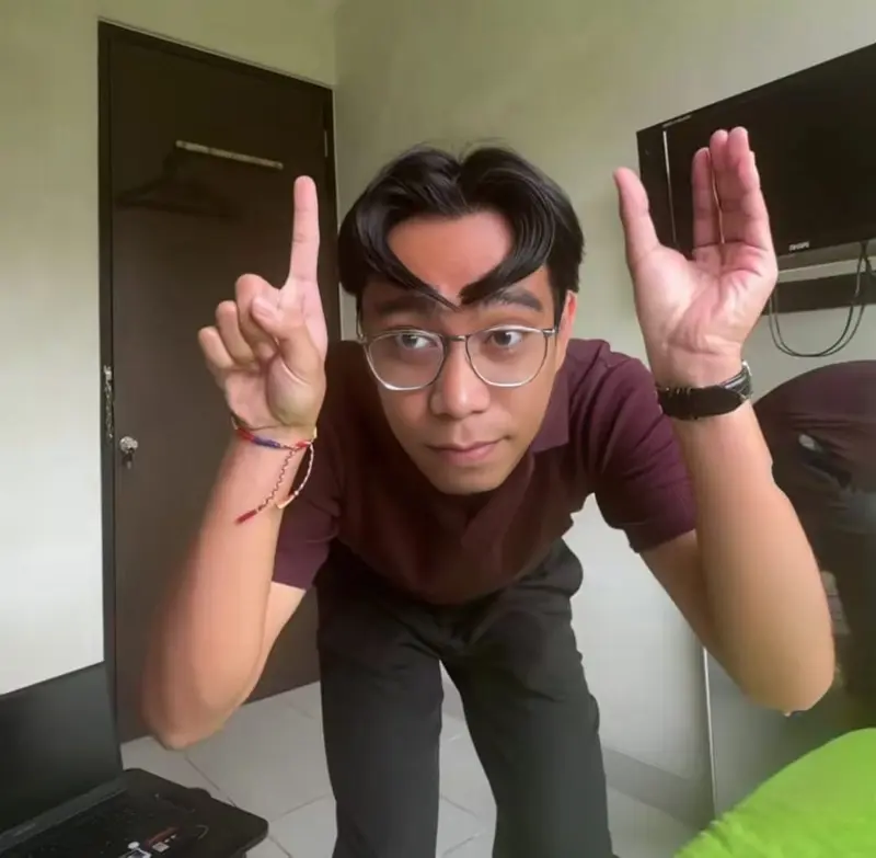 Person Playful Indoor Pose