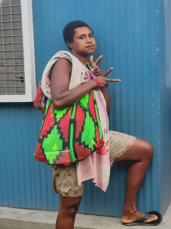 Person Posing With Peace Sign