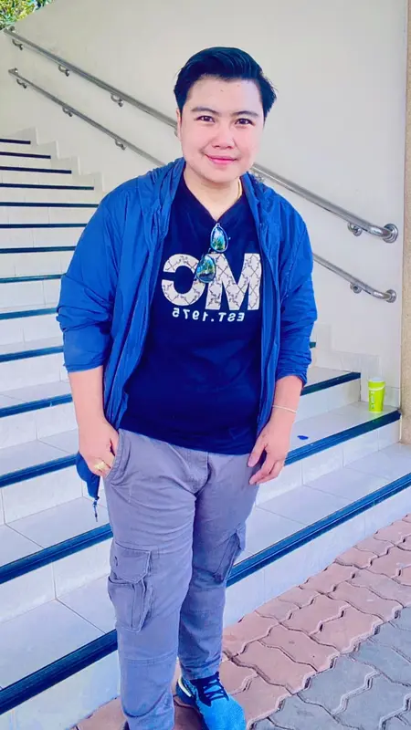 Person Standing By Staircase