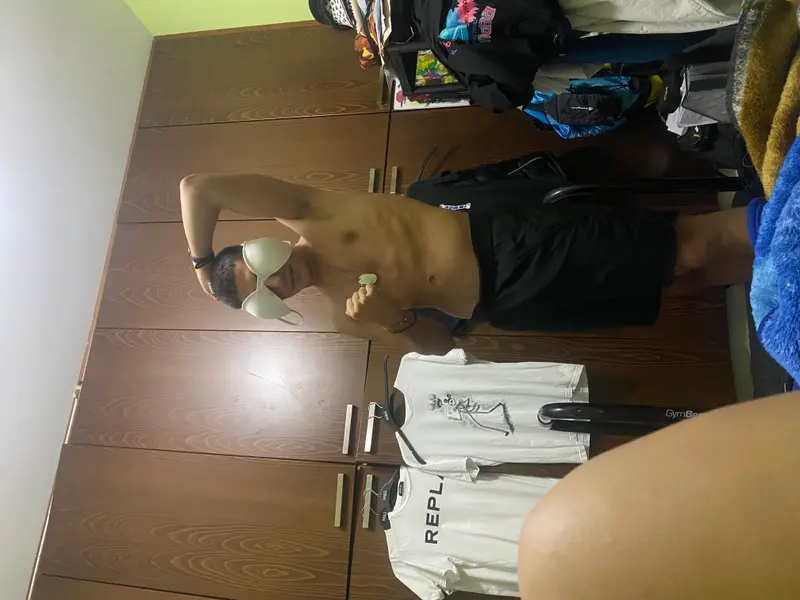 Person With Cups As Glasses