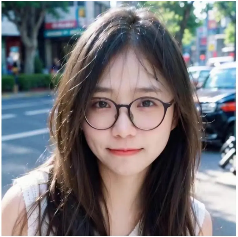 Person With Glasses Outdoors