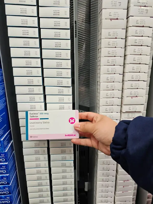 Pharmacy Medication Storage Shelves